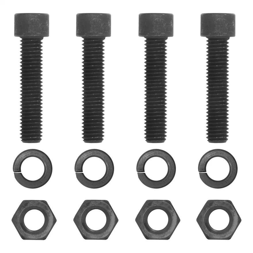 Pintle Mount Hardware Kit (1/2in.; Grade 8; Black)
