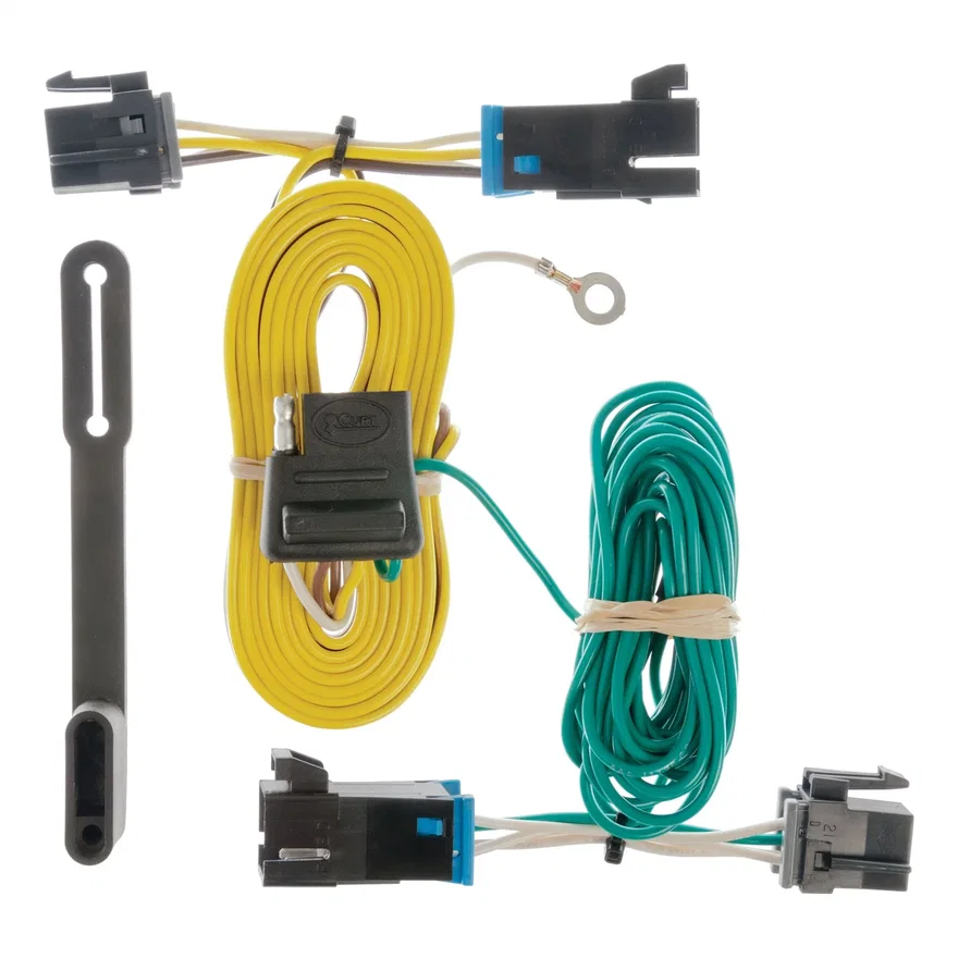 Custom Wiring; 4-Flat; Select Chevy Express; GMC Savana 1500; 2500; 3500; 4500