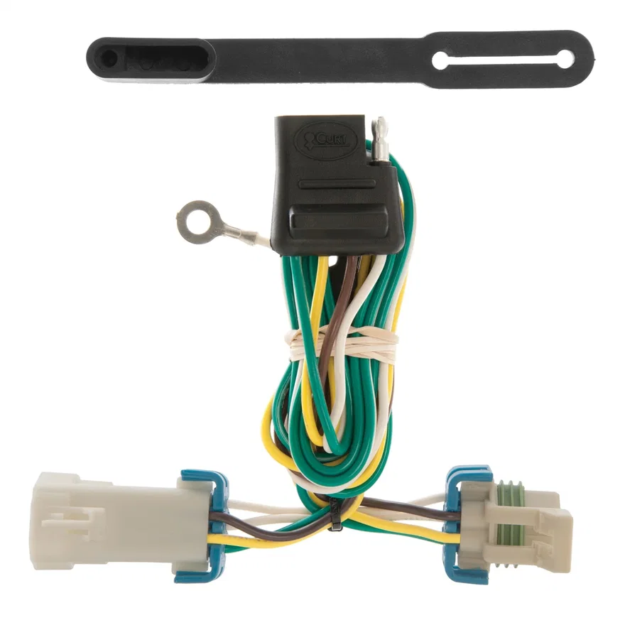 Custom Wiring; 4-Way Flat; Select Chevrolet S-10; GMC Sonoma; Isuzu Hombre