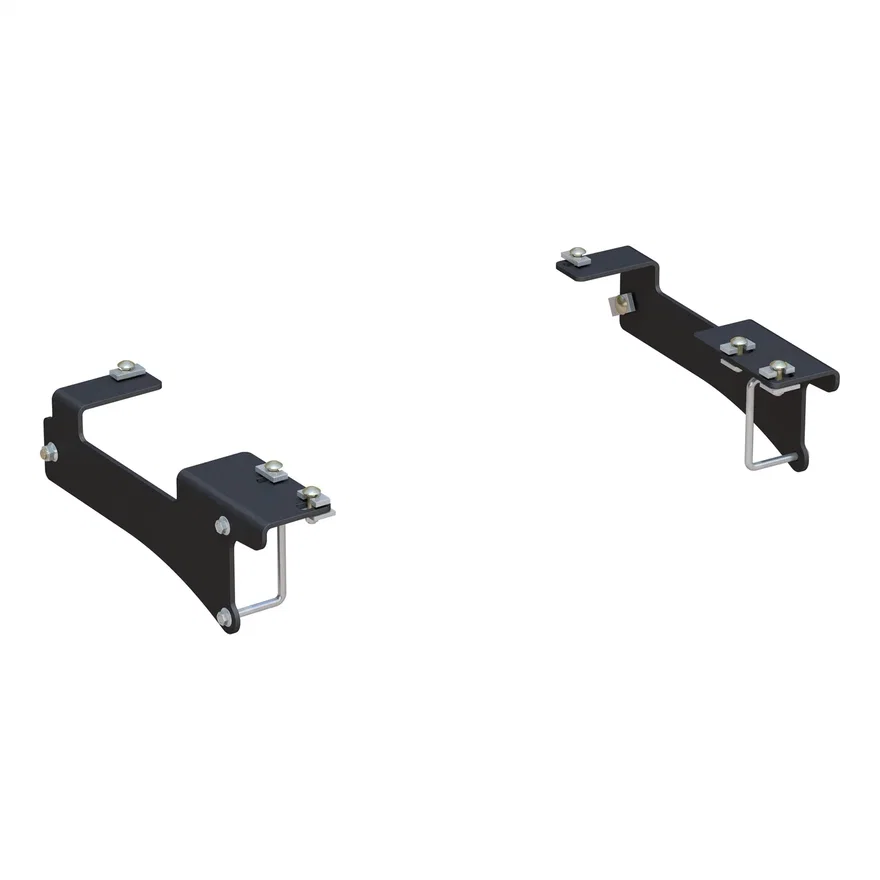 Custom 5th Wheel Brackets; Select Chevrolet Silverado; GMC Sierra 2500; 3500 HD