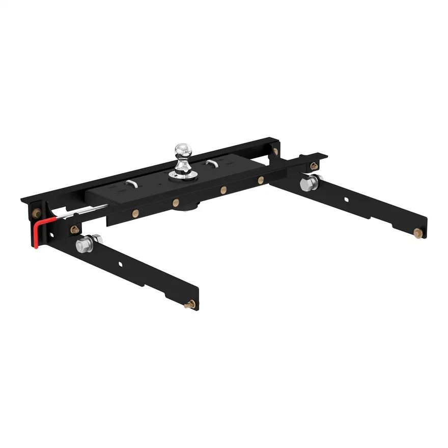 Double Lock Gooseneck Hitch Kit with Brackets; Select Ford F-150; F-250; F-350