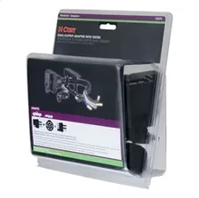 Dual-Output Electrical Adapter with Tester (Adds 7-Way RV Blade to 4-Way Flat) image 2