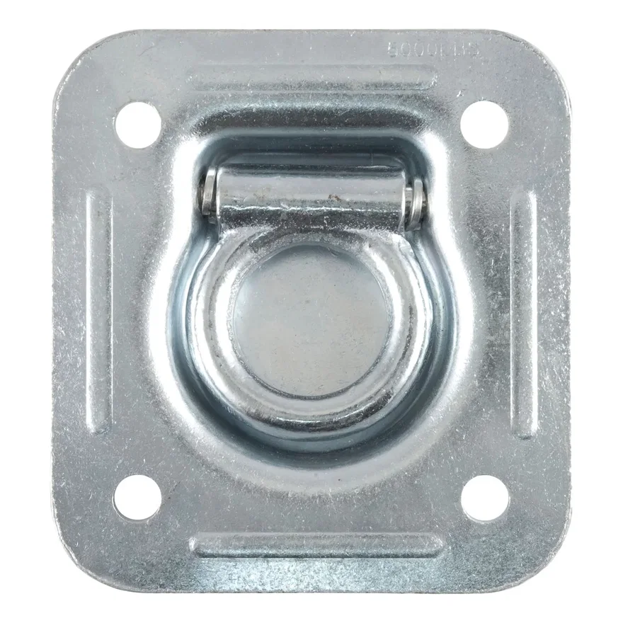 1-1/2in. x 1-1/2in. Recessed Tie-Down Ring (5;000 lbs; Clear Zinc)