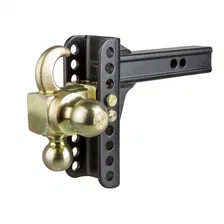 Adjustable Channel Mount with Hook/Step Dual-Ball-2in. Shank; 14K; 6in. Drop image 2
