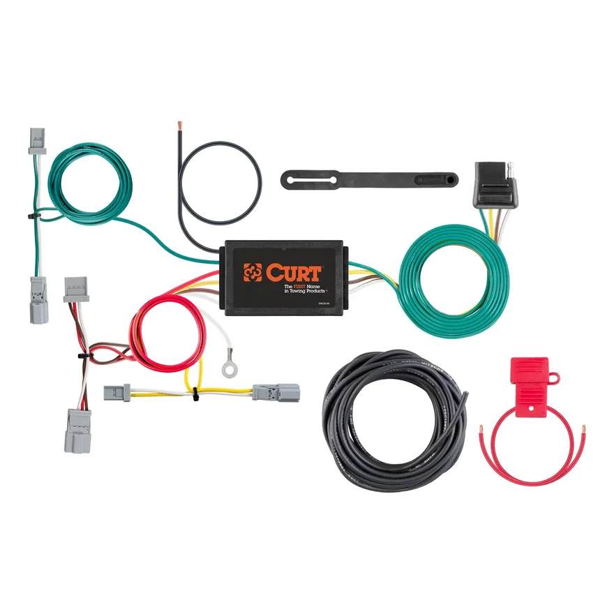 Custom Wiring Harness; 4-Way Flat Output; Select Honda Civic
