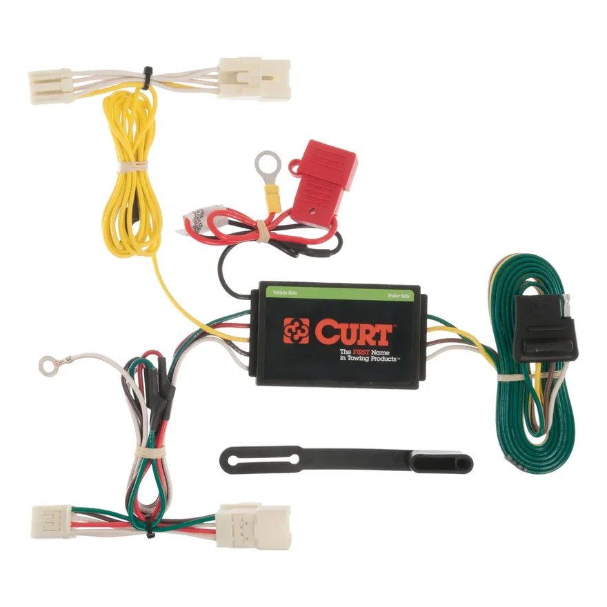 Custom Wiring Harness; 4-Way Flat Output; Select Toyota Prius V