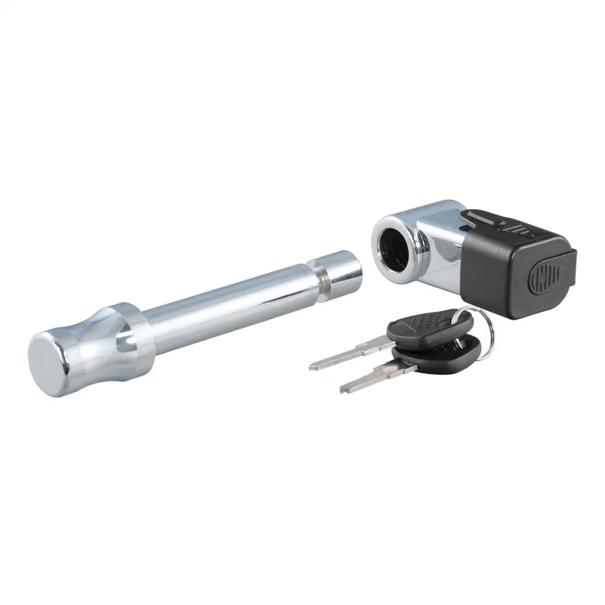 5/8in. Hitch Lock (2in. Receiver; Right-Angle; Chrome)