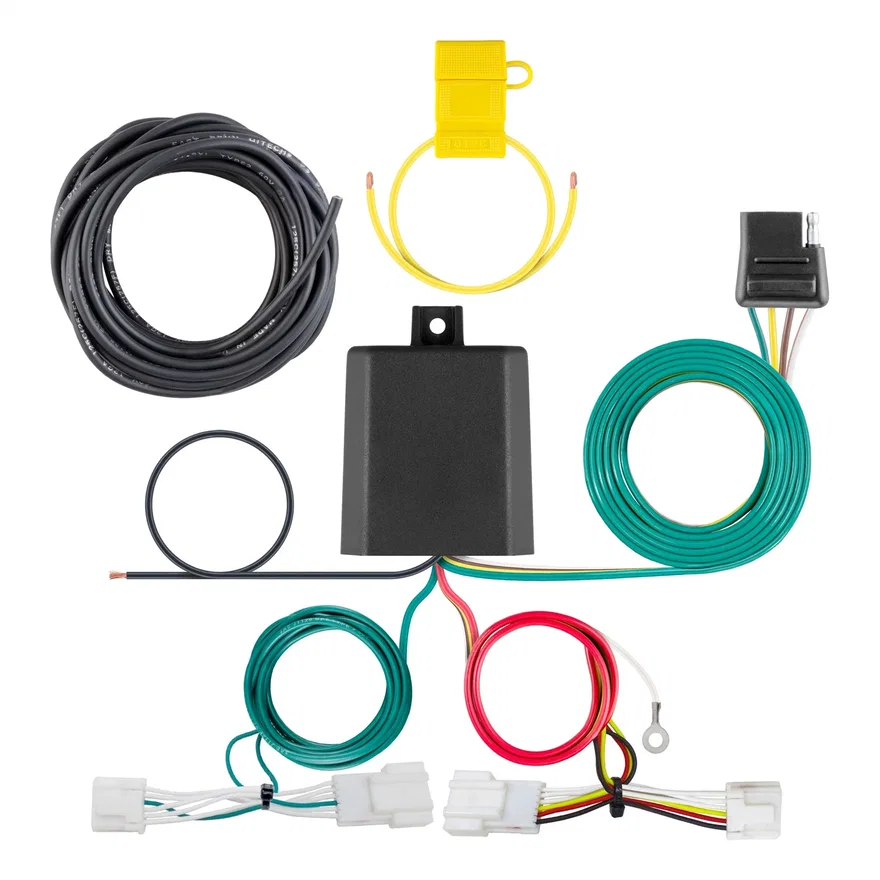 Custom Wiring Harness; 4-Way Flat Output; Select Kia K5