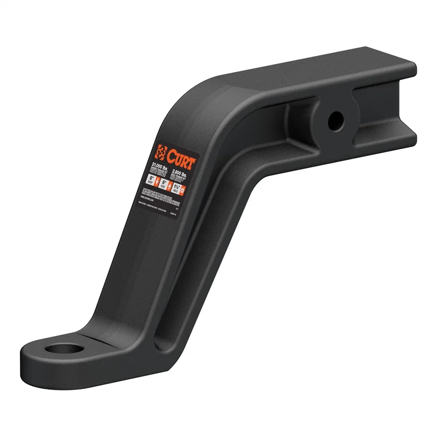 Industrial Duty Forged Ball Mount (3in. Shank; 21;000 lbs.; 8in. Drop; 10-1/2in