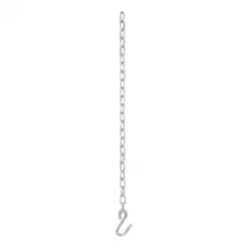27in. Safety Chain with 1 S-Hook (2;000 lbs; Clear Zinc) image 2