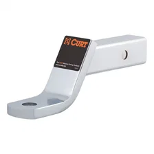 Class 3 Ball Mount (2in. Shank; 7;500 lbs.; 4in. Drop; 8-1/4in. Long; Chrome) image 1