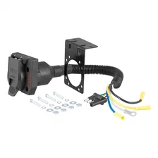 Electrical Adapter with Tester (4-Way Flat Vehicle to 7-Way RV Blade Trailer) image 1