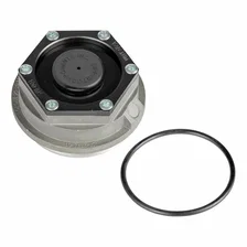 Threaded Dust Cap with Rubber Plug/O-Ring; 2-7/8in. Diameter; 8;000-lb. Axles image 1