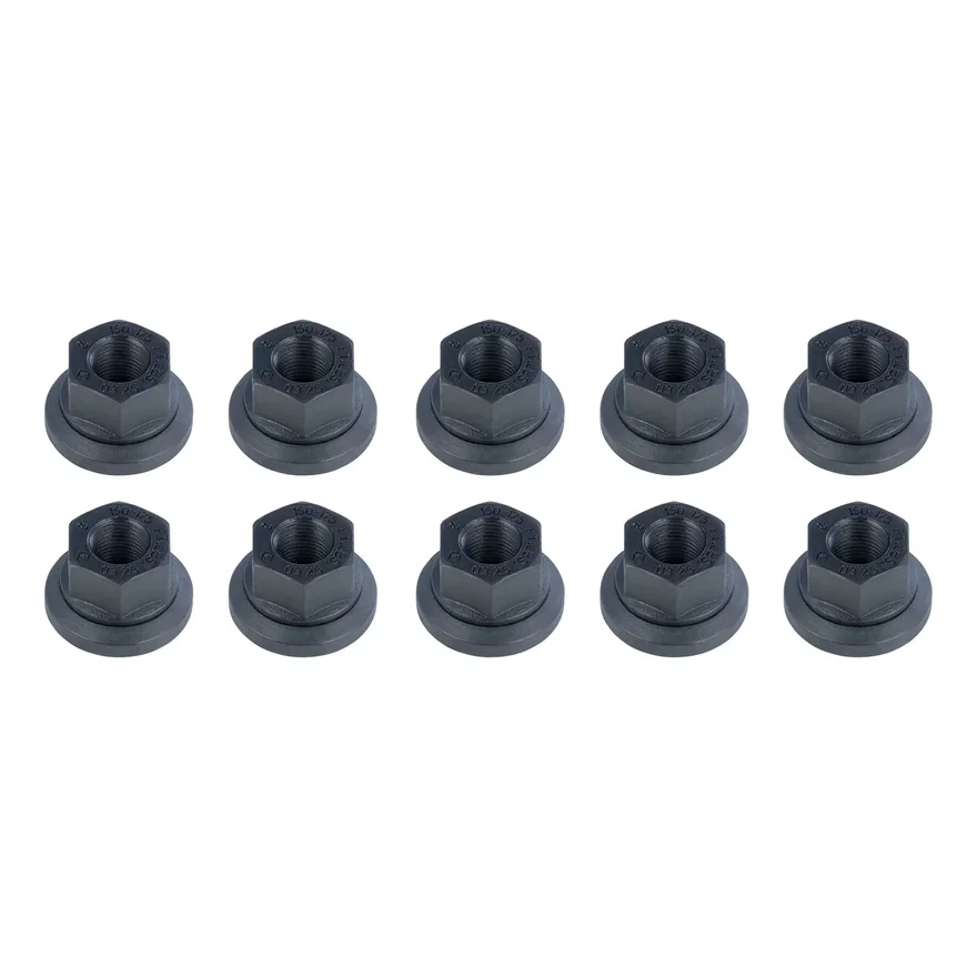 Trailer Axle Swiveling Flange Lug Nut; 5/8in.-18 Thread Size; 10 Pack