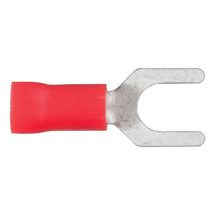 Spade Terminals (22-18 Wire Gauge; #10 Stud Size; 100-Pack)