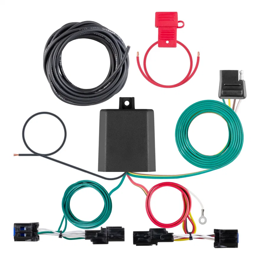 Custom Wiring; 4-Way Flat; Fits Select Kia Sorento; Sportage