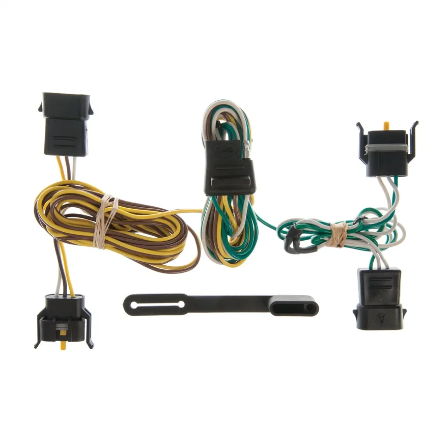 Custom Wiring Harness; 4-Way Flat Output; Select Ford; Lincoln; Mercury Vehicles