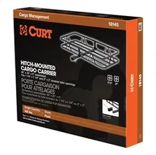 48in. x 20in. Black Steel Basket Cargo Carrier (1-1/4in.; 2in. Adapter; 500 lbs. image 3