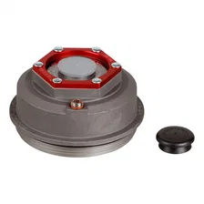 Trailer Axle Oil and Dust Cap with Set Screw-8;000 lbs. Clear image 1