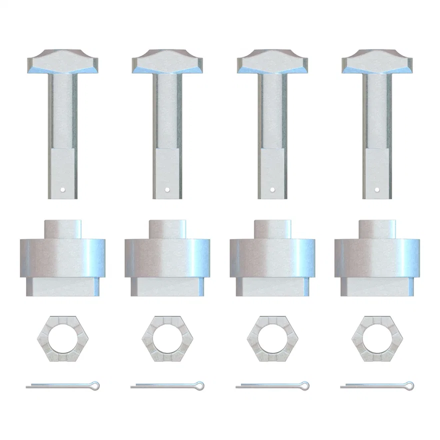 Replacement Handle Hardware for Puck System Adapter; Select Ram 2500; 3500