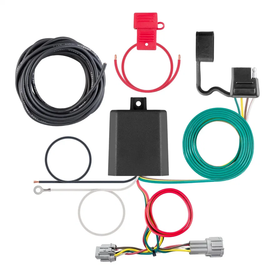 Custom Wiring; 4-Way Flat; Select Nissan Frontier; Quest; Mercury Villager