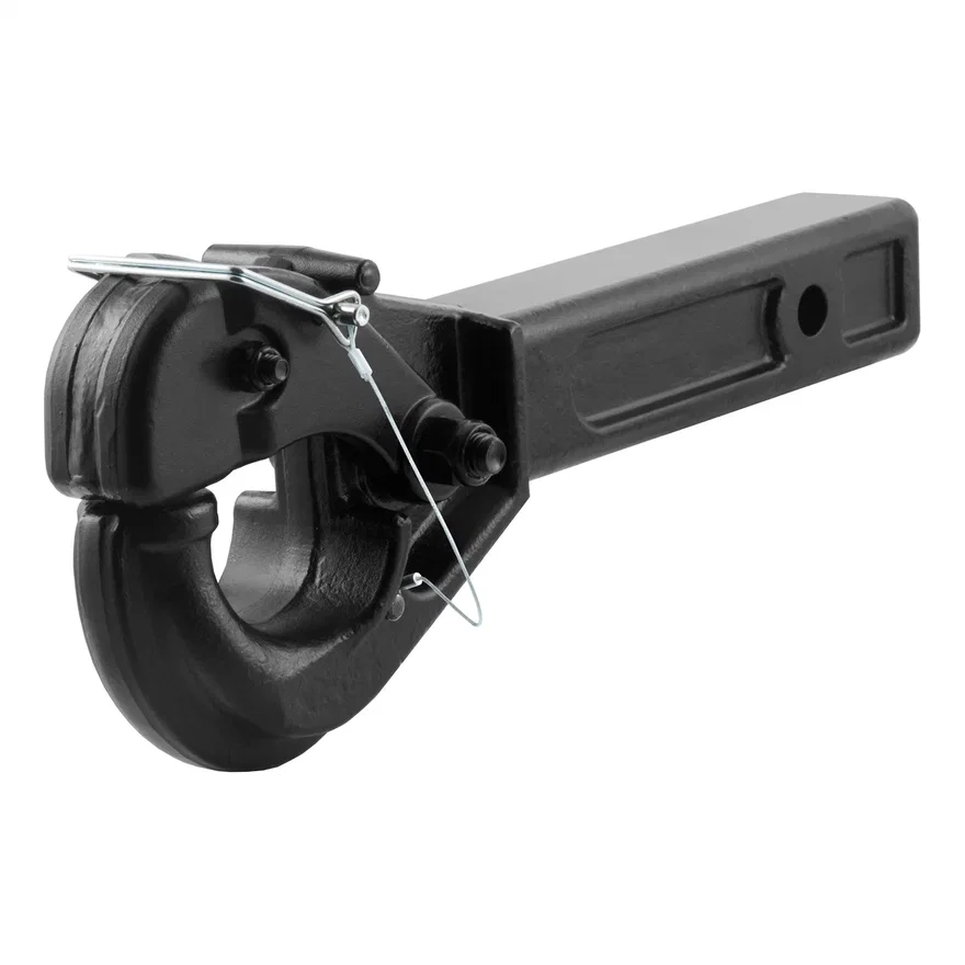Receiver-Mount Pintle Hook (2in. Shank; 20;000 lbs.; 2-1/2in. Lunette Rings)
