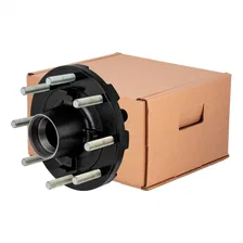 Standard Threaded Idler Hub Assembly w/Races/Wheel Studs; 16;000-lb. Axles image 1