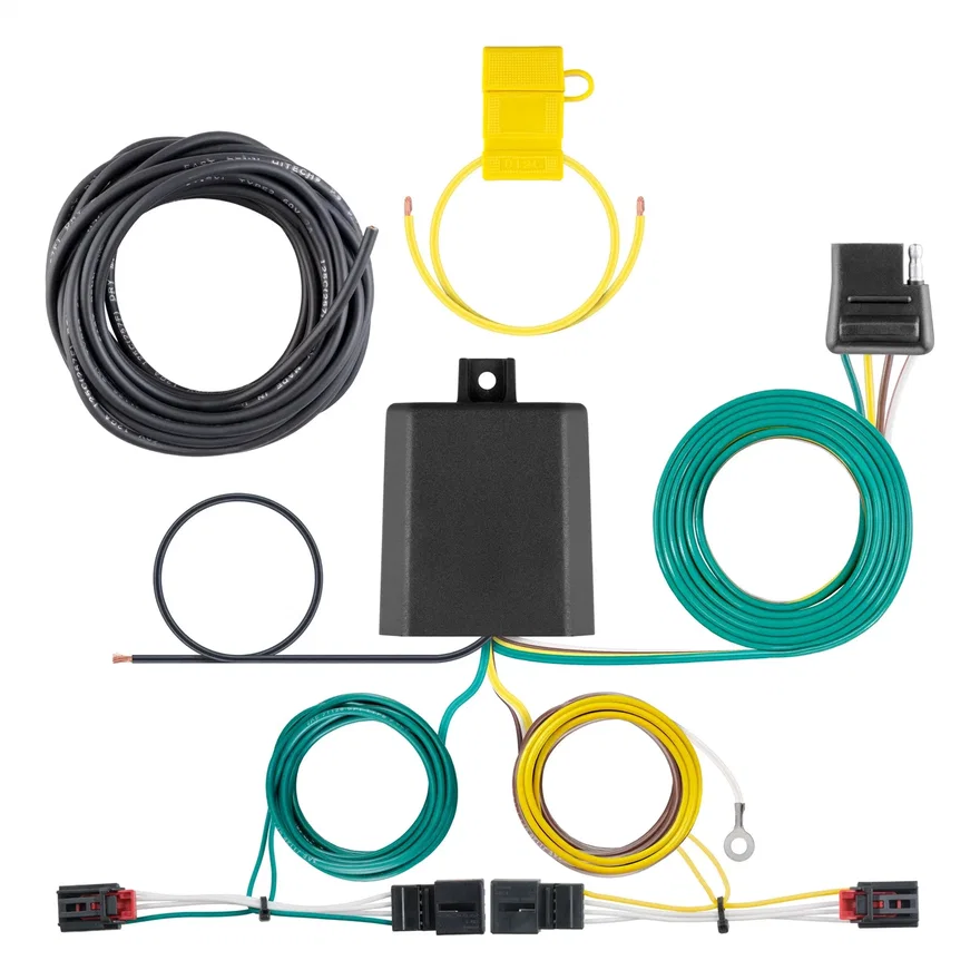 Custom Wiring Harness; 4-Way Flat Output; Select Volkswagen Golf R