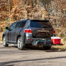 60in. x 20in. Black Steel Tray Cargo Carrier (Folding 2in. Shank; 500 lbs.) image 2