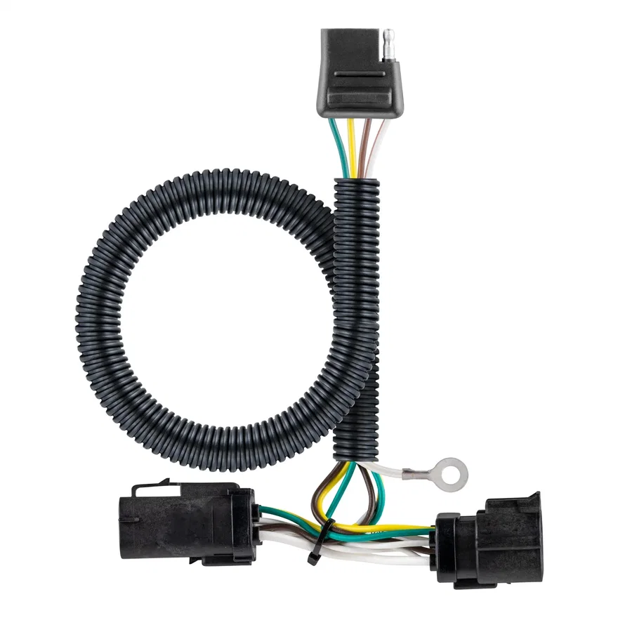 Custom Wiring Harness; 4-Way Flat Output; Select Ford F-150