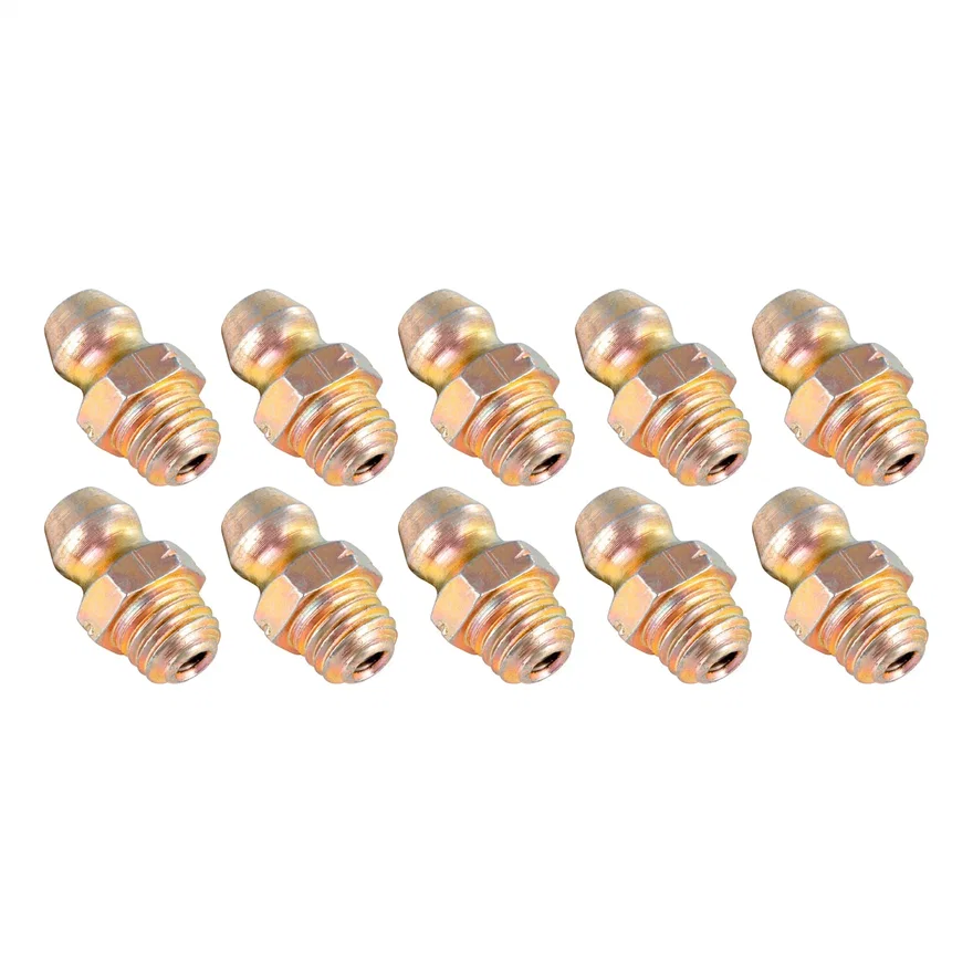 Grease Zerk for Wet Bolt Equalizers/Lubricated Axles; 10 Pack