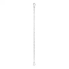 48in. Safety Chain with 2 S-Hooks (2;000 lbs; Clear Zinc) image 2