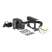 Dual-Output Adapter with Backup Alarm (4-Way Flat to 7-Way RV Blade Trailer) image 1