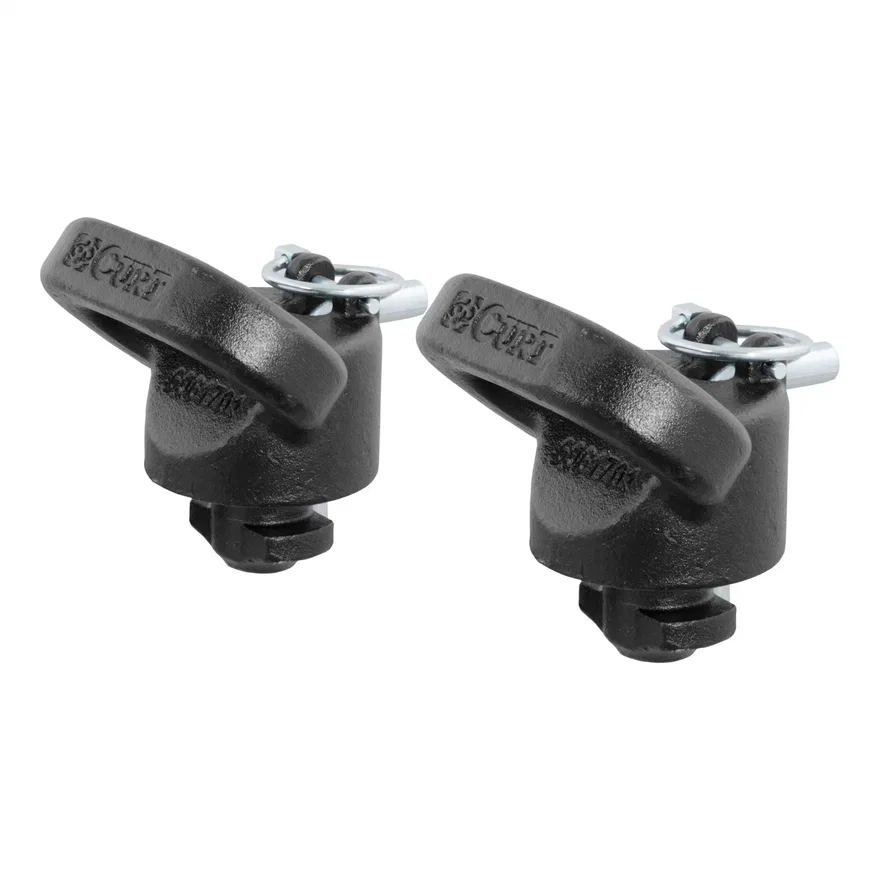 OEM Puck System Gooseneck Safety Chain Anchors; Ram (30K)