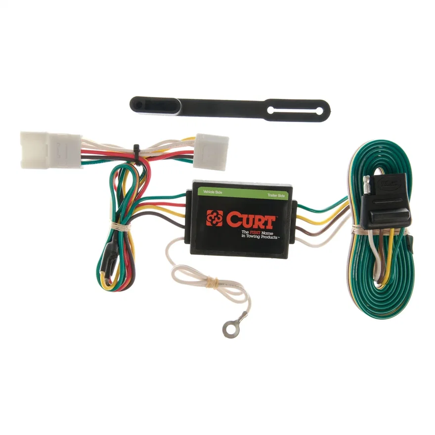 Custom Wiring Harness; 4-Way Flat Output; Select Jeep Cherokee; Including Sport