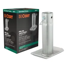 Pin-On Jack Foot (Fits 2in. Tube; 2;000 lbs; 8-1/2in. Height; Packaged) image 1