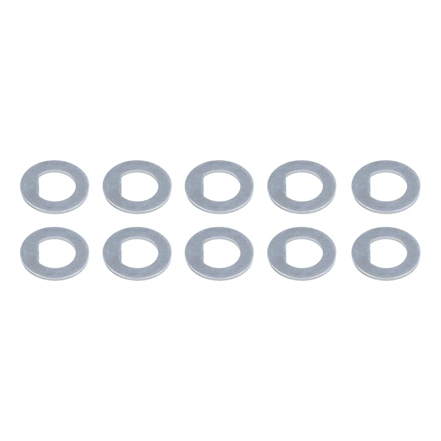 Spindle Washer; 2;200-4;400-lb. Axles; 1in. ID; 1-11/16in. OD; D-Flat;10 Pack