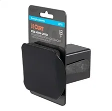 2in. Black Steel Hitch Tube Cover (Packaged) image 3