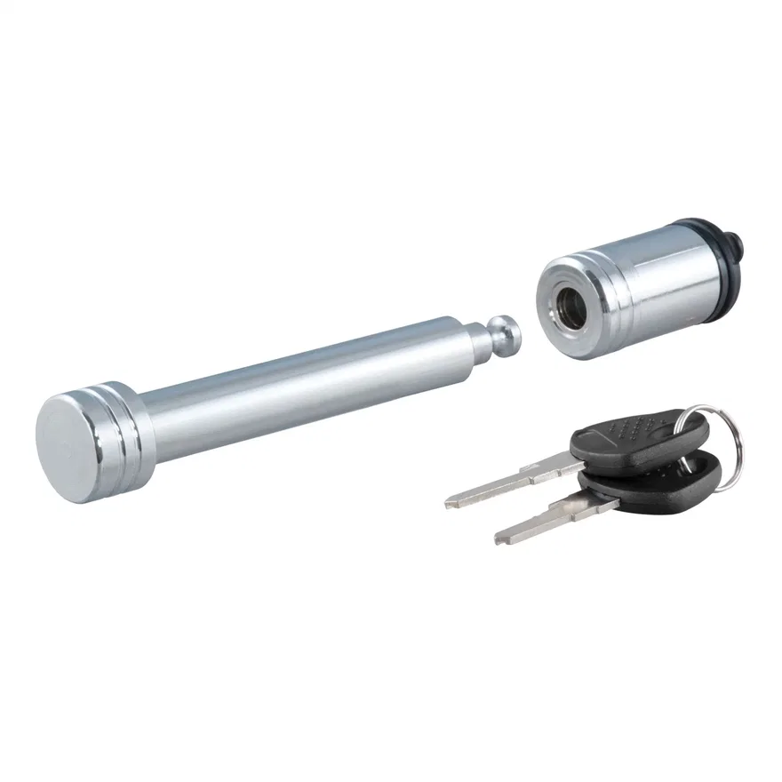 5/8in. Hitch Lock (2in. or 2-1/2in. Receiver; Barbell; Chrome)