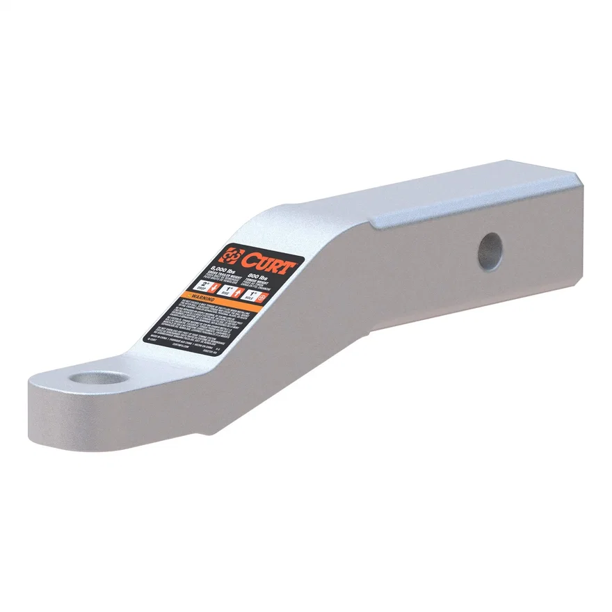 Aluminum Ball Mount (2in. Shank; 8;000 lbs; 2in. Drop; 8-1/2in. Long)