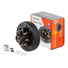 12in. Brake Hub Complete Kit with Installed Bearings; 7;000-lb. Axles image 1