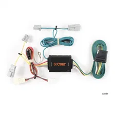 Custom Wiring Harness; 4-Way Flat Output; Select Honda Civic Coupe image 1