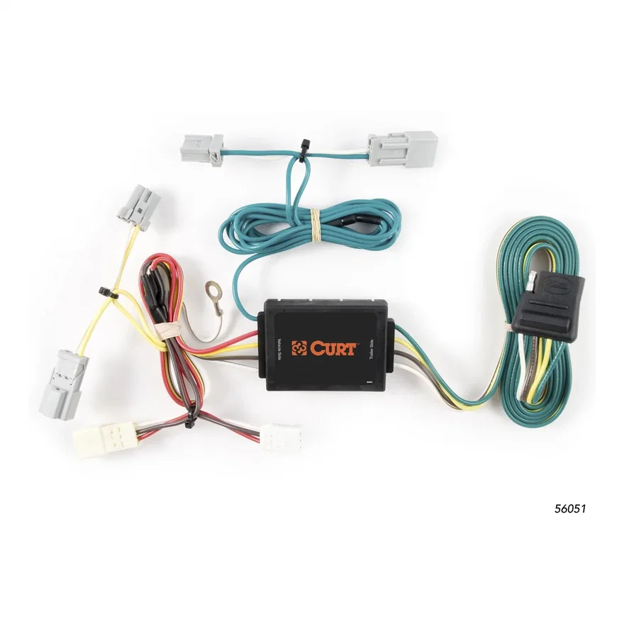 Custom Wiring Harness; 4-Way Flat Output; Select Honda Civic Coupe