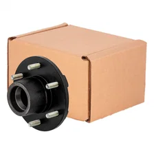 Idler Hub with Races/Wheel Studs; 6;000-lb. Axles; 6 on 5-1/2in. Bolt Pattern image 1