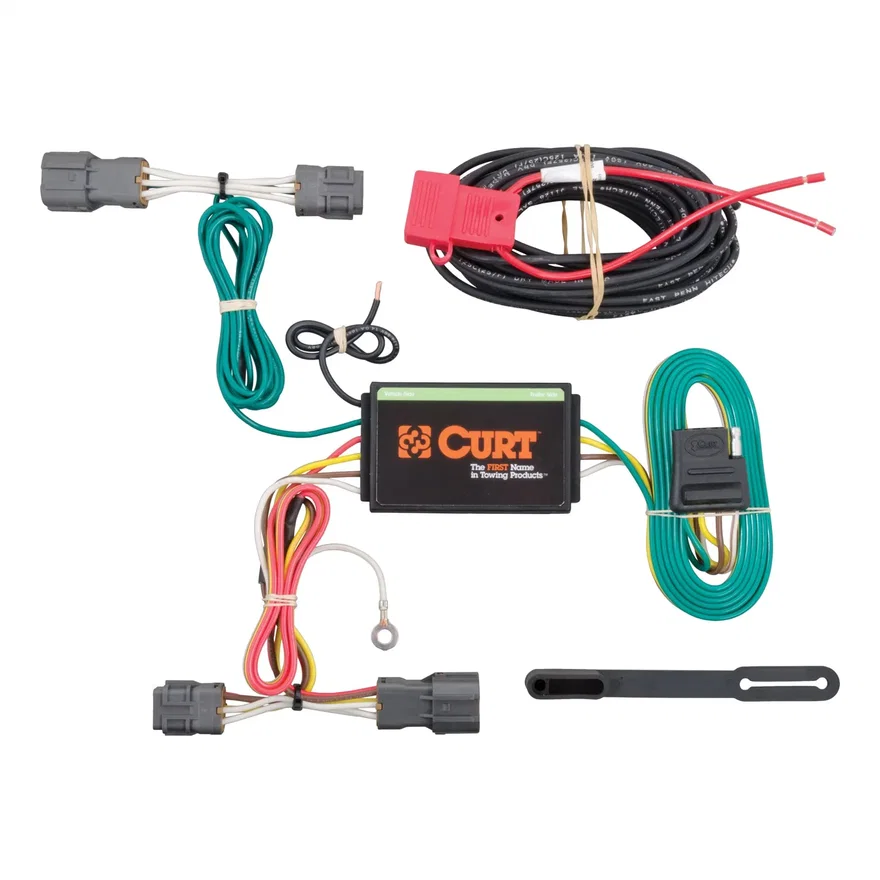Custom Wiring Harness; 4-Way Flat Output; Select Kia Rondo; Soul
