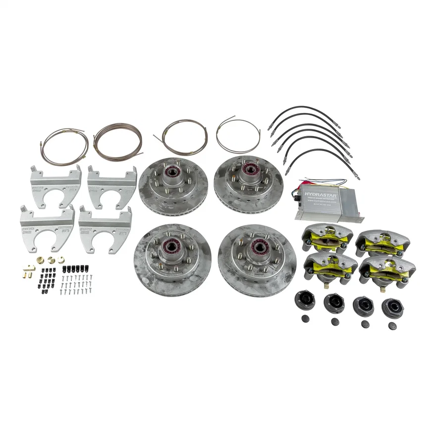 Trailer Disc Brake Conversion Kit; 8;000-lb. Tandem Axles; 5/8in. Studs