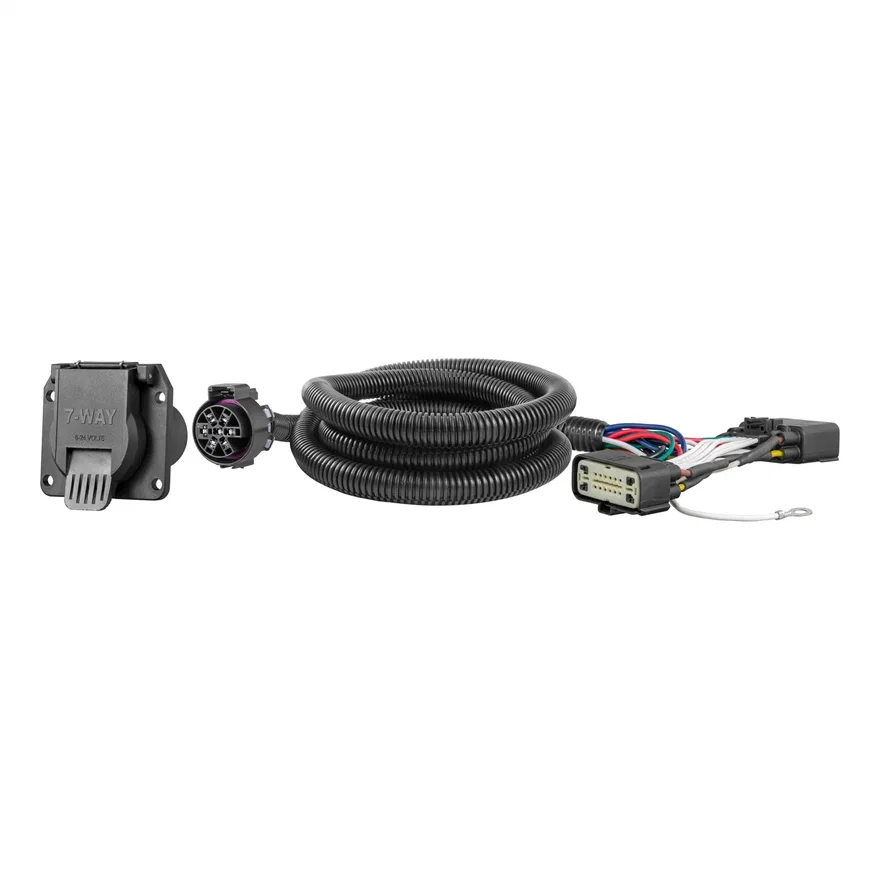 Custom Wiring Harness; 7-Way RV Blade Output; Select Ford F-150