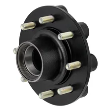 Standard Threaded Idler Hub Assembly w/Races/Wheel Studs; 8;000-lb. Axles image 2