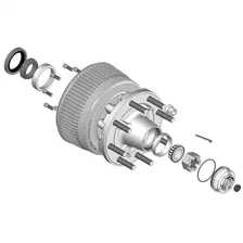 Threaded Dust Cap with Rubber Plug; O-Ring; 4in. Diameter; 10;000-16;000-lb. Axl image 3