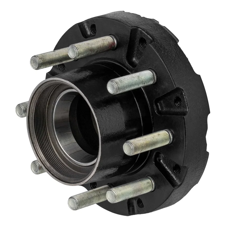 Thread Idler Hub-Short; 10K-lb 8 on 6-1/2in.; 16-17-1/2in. Wheels; 5/8in. Studs;